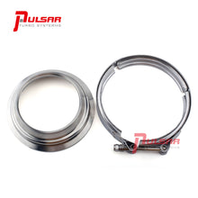 Load image into Gallery viewer, PULSAR S400 T6 Turbo 5 to 4″ Stainless Steel Flange Clamp Kit
