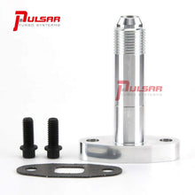 Load image into Gallery viewer, PSR -10 AN Extended Oil Drain Flange Install Kit for T4 Turbo
