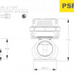 PSR NEW GENERATION WASTEGATE 45mm Vband External Wastegate